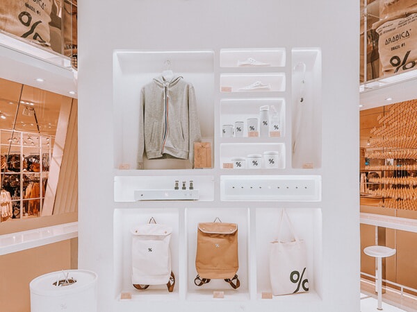 An image of interior signage in a store.